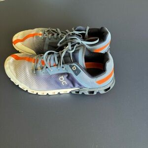 On Running Cloud 5 Waterproof Casual Sneaker, Size 12 white blue